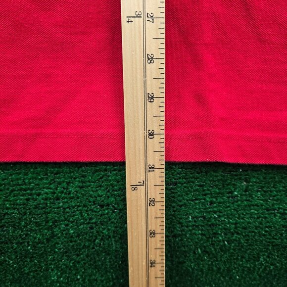 Disney Store Polo Shirt Mens 2XL Red Short Sleeve‎ Embroidered Big Bad Wolf - Picture 5 of 7